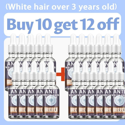 White Hair Remover – Restore Natural Hair Color in 7 Days, Gray Hair Treatment Solution