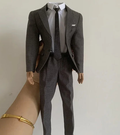 1/6 Scale Male Business Suit – Western-Style Formal Outfit for 12" Action Figure Dolls