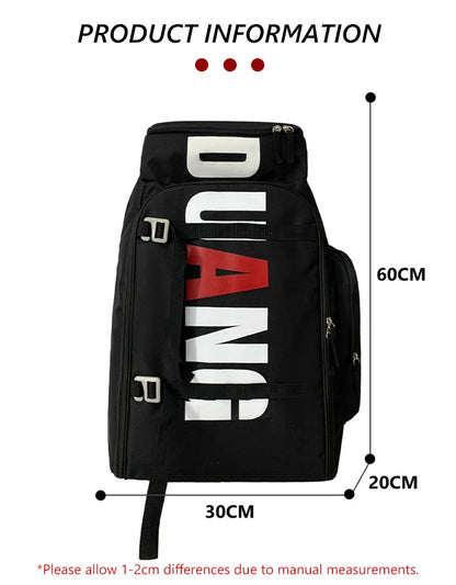 Sport Gym Bag for Men – Large Waterproof Fitness & Travel Backpack, Shoulder/Crossbody Skate Pack with Dry/Wet Compartments