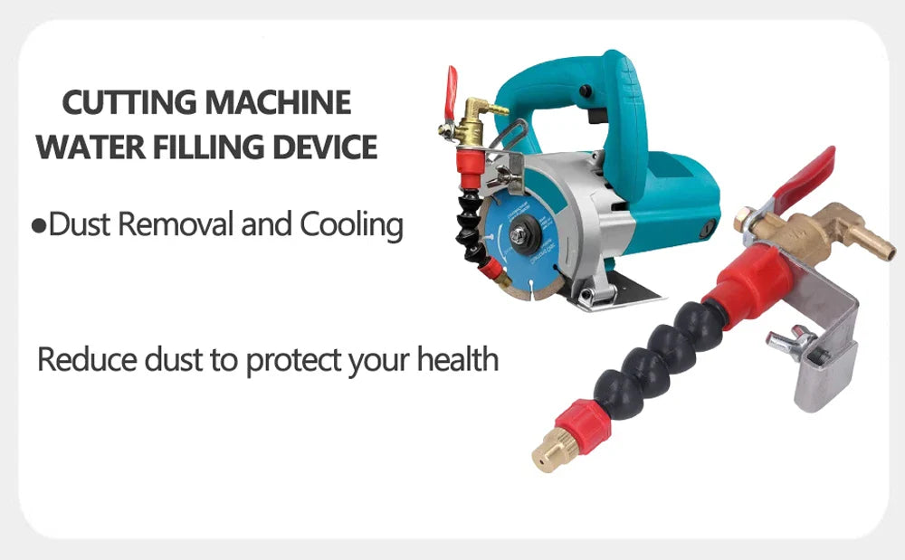 Coolant Misting Nozzle System – Dust-Proof Water Sprayer for Marble, Tile & Brick Cutting Machines