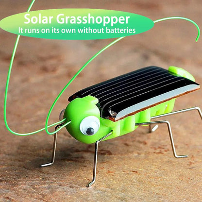 Solar-Powered Grasshopper Toy – Fun Moving Insect Puzzle for Boys and Girls, Science Education Gift