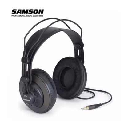 Samson SR850 Semi-Open Studio Monitoring Headphones – HiFi Professional Over-Ear Headset for Recording & Mixing (Original, No Box)