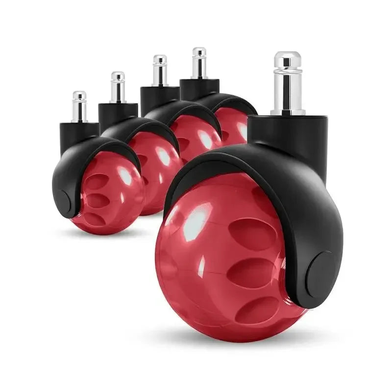 5-Pack 2" M11 Office Chair Caster Wheels — Heavy Duty, Quiet Rolling, Universal Fit for Desk Chairs