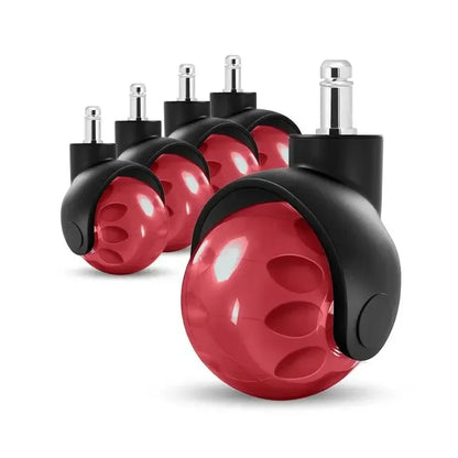 5-Pack 2" M11 Office Chair Caster Wheels — Heavy Duty, Quiet Rolling, Universal Fit for Desk Chairs