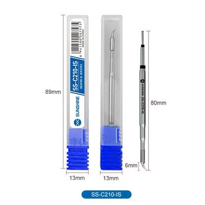 RELIFE Super Fine Soldering Tips C210 C245 C115 – Professional Iron Tips for GVM T210 T115 Stations