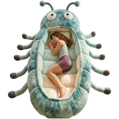 Hugging Caterpillar Sleeping Bag - Cozy Snuggle Design for Kids & Adults