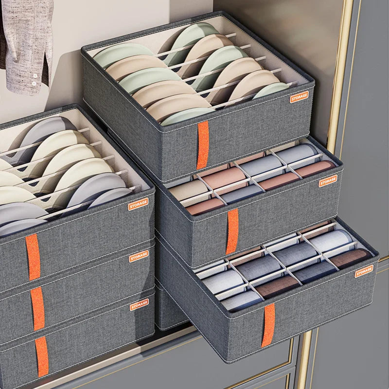 Underwear & Socks Organizer Storage Box – Cabinet Drawer Clothes Organizer for Household Classified Storage