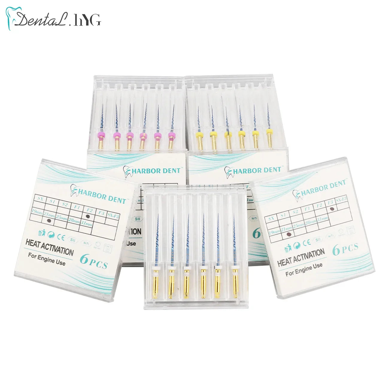 Dental SX-F3 Blue Nitinol Rotary Files – Universal Endodontic Engine Tool for Root Canal Treatment