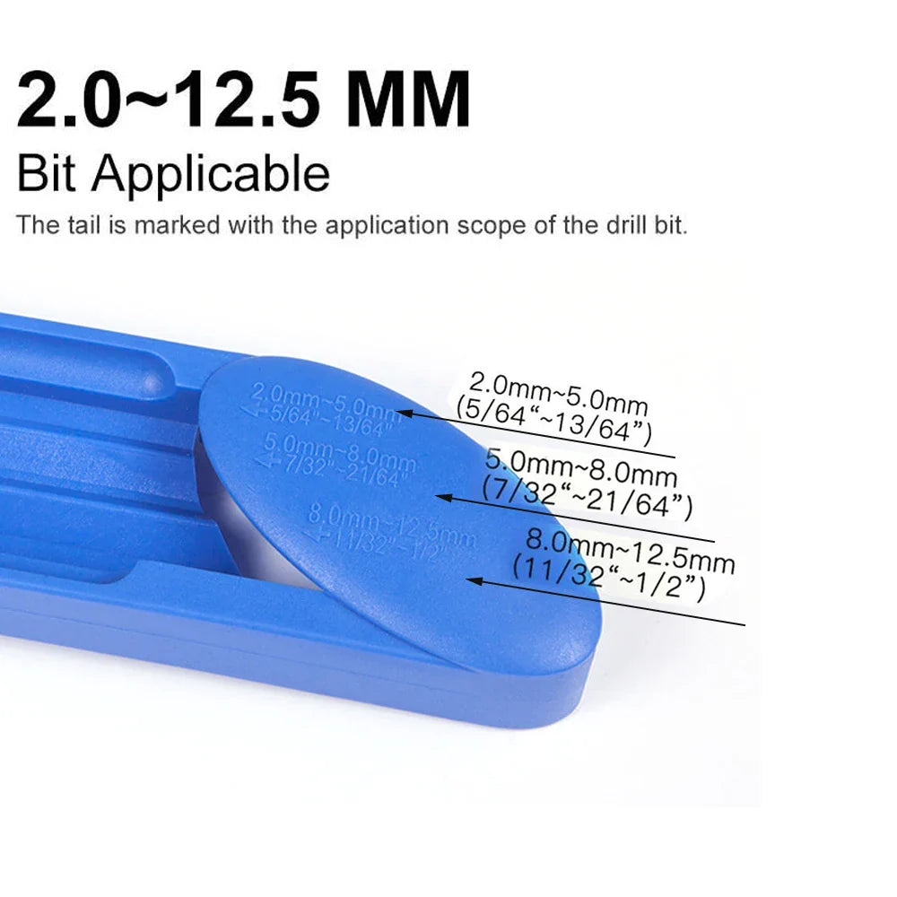 Portable Drill Bit Sharpener - Corundum Grinding Wheel Tool for Twist Drill Bit Sharpening, Step Drill and Dremel Accessories