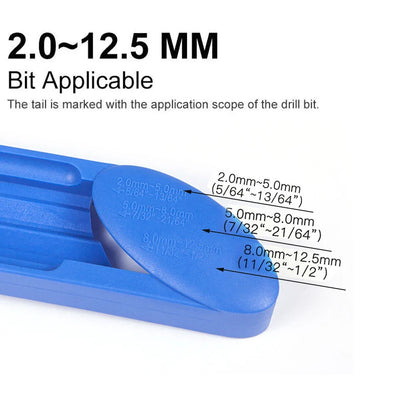 Portable Drill Bit Sharpener - Corundum Grinding Wheel Tool for Twist Drill Bit Sharpening, Step Drill and Dremel Accessories