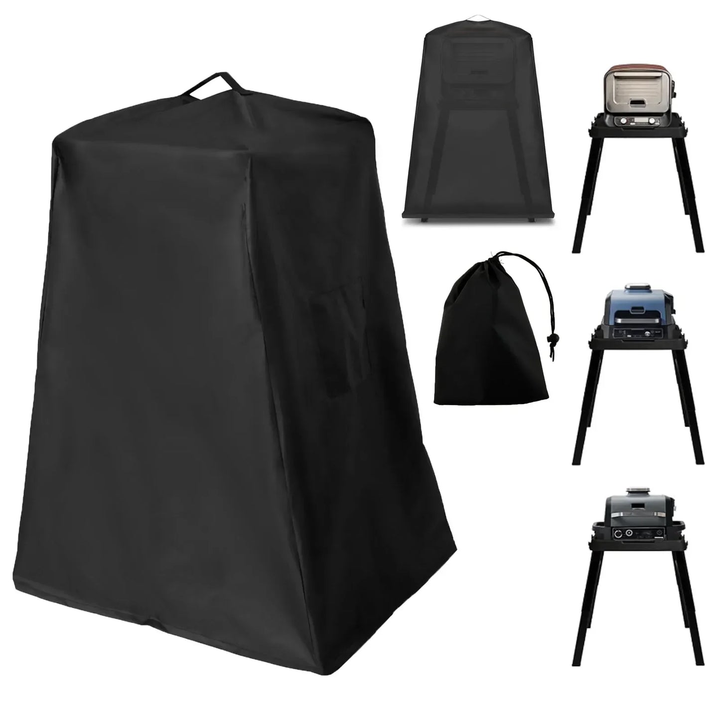 Waterproof Pizza Oven Cover for Ninja OO101 Woodfire 8-in-1 – Oxford Cloth BBQ Accessory