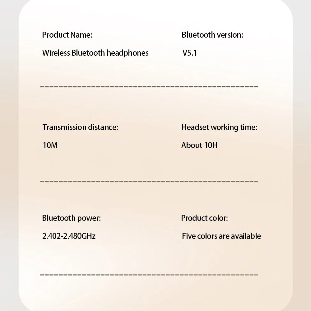 P9 Wireless Bluetooth Headset – Noise Cancelling Sports Gaming Earbuds with Mic, Bluetooth Earphones for Outdoor Use