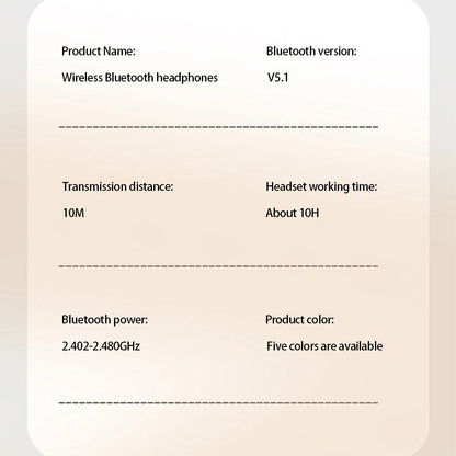 P9 Wireless Bluetooth Headset – Noise Cancelling Sports Gaming Earbuds with Mic, Bluetooth Earphones for Outdoor Use