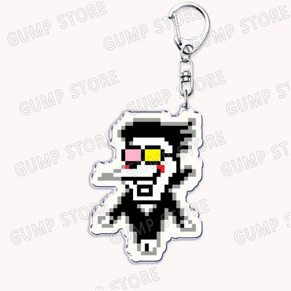 Deltarune & Undertale Keychains – Ralsei, Kris, Susie & Spamton Fan Gaming Accessories