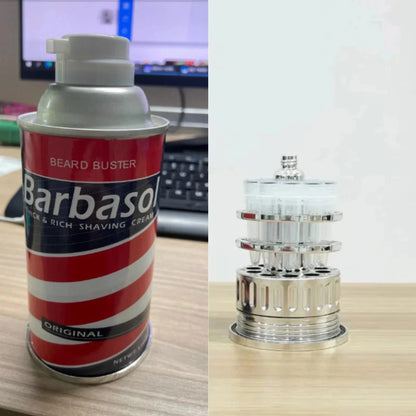 Barbasol Dennis Nedry Dinosaur DNA Jar Model – Jurassic Park Movie Prop Souvenir Desktop Ornament Gift