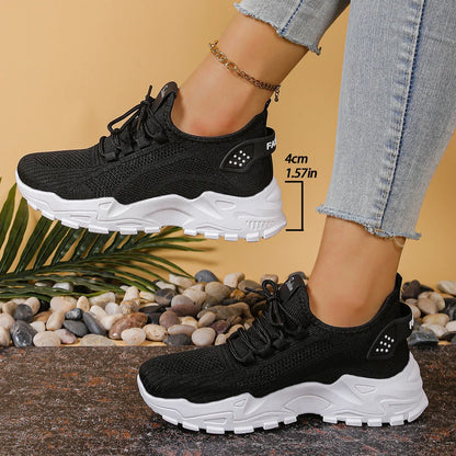Women’s 2025 Breathable Mesh Dad Sneakers – Casual Versatile Sports Shoes