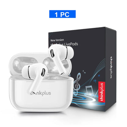Thinkplus Wireless Bluetooth Earphones - ANC Noise Reduction, HD Mic Call & Gamer Earbuds with LED Touch Screen Control