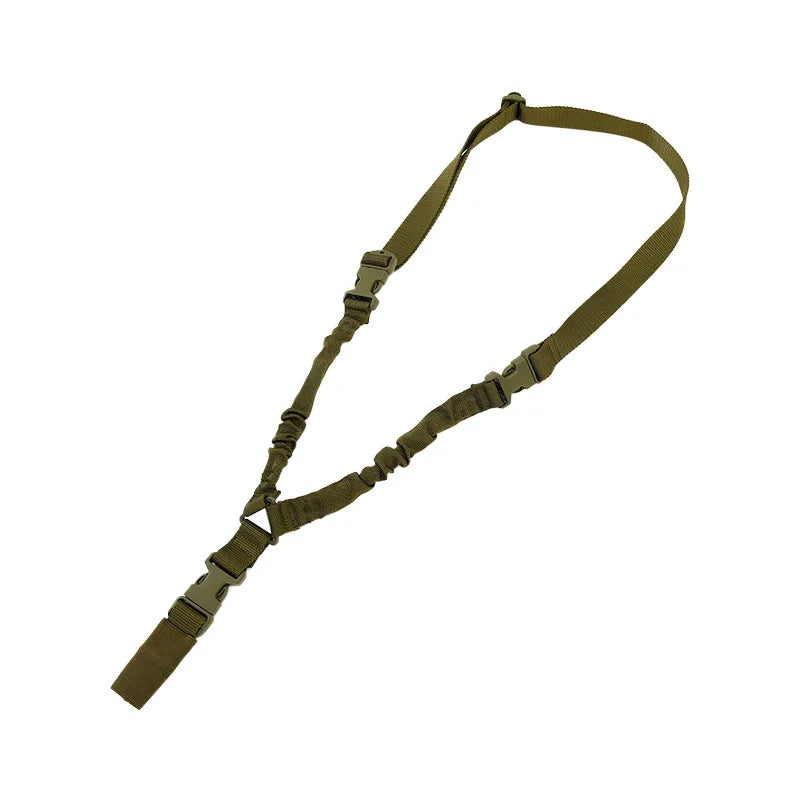 Tactical Single Point Gun Sling: Shot Gun Belt Hunting Accessories with Metal Buckle - Shoulder Strap Rifle Rope Belt