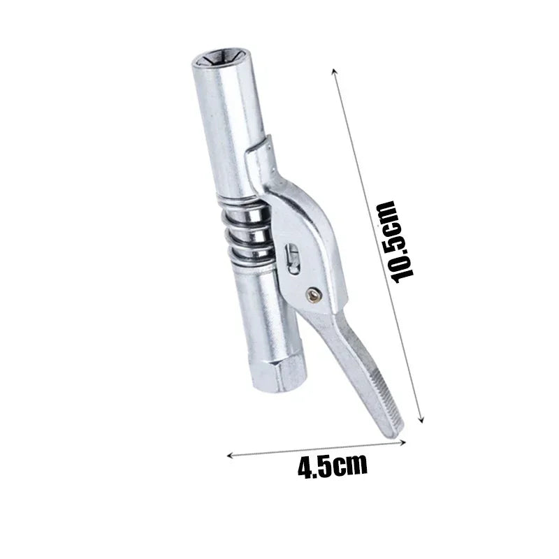 12000PSI High Pressure Grease Coupler Nozzle – Hose Pump Syringe, NPT1/8 Adapter for Brake Oil Change & Car Maintenance