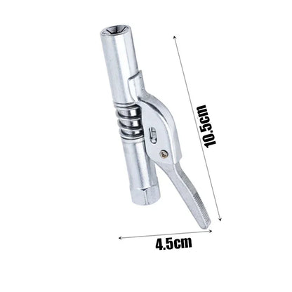12000PSI High Pressure Grease Coupler Nozzle – Hose Pump Syringe, NPT1/8 Adapter for Brake Oil Change & Car Maintenance