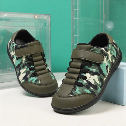 Children's Wide Barefoot Shoes – Anti-Slip Sports & Casual Shoes for Boys and Girls