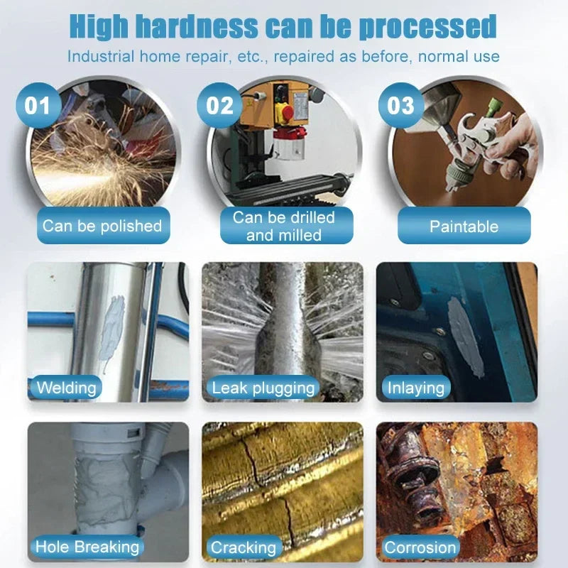 AB Type Super Strong Glue – Waterproof Metal Repair & Sealant for Casting, Welding, and Roof Waterproofing