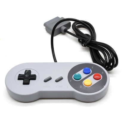16-Bit SNES Game Controller – ABS Joystick Gamepad for Super Nintendo System Retro Console Gaming