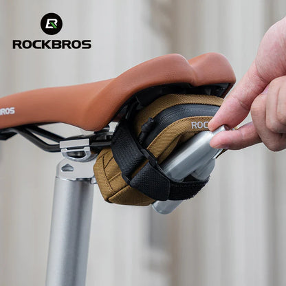 ROCKBROS Mini Bicycle Saddle Bag – Lightweight 0.35L Portable Multi-Function Cycling Handbag & Bike Accessory