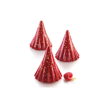 Christmas Silicone Cake Molds — Tree, Snowflake & Hat Shapes for Mousse, Chocolate & Holiday Baking