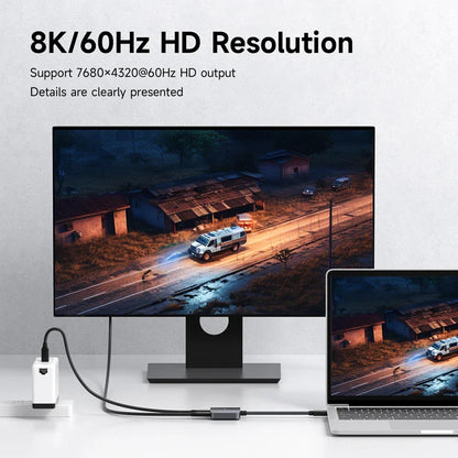Hagibis AR Glasses Adapter USB-C Hub — Charging & Play Converter for Switch, Rokid, Xreal, RayNeo Air