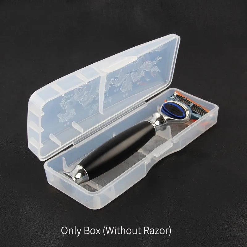 High Quality Double Edge Razor Storage Box – Classic Shaver Case for Men, Razor Accessories, 1 PC