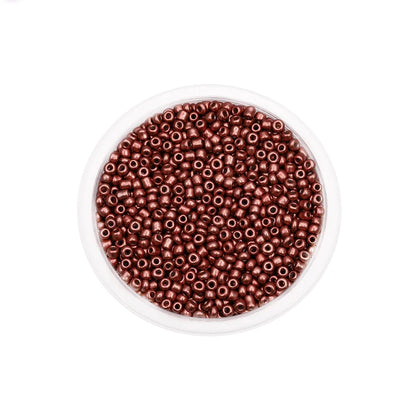Czech Glass Seed Beads 3/4mm 300/600Pcs - Small Round Loose Charm Beads for DIY Jewelry Making, Earrings, Bracelets & Crafts