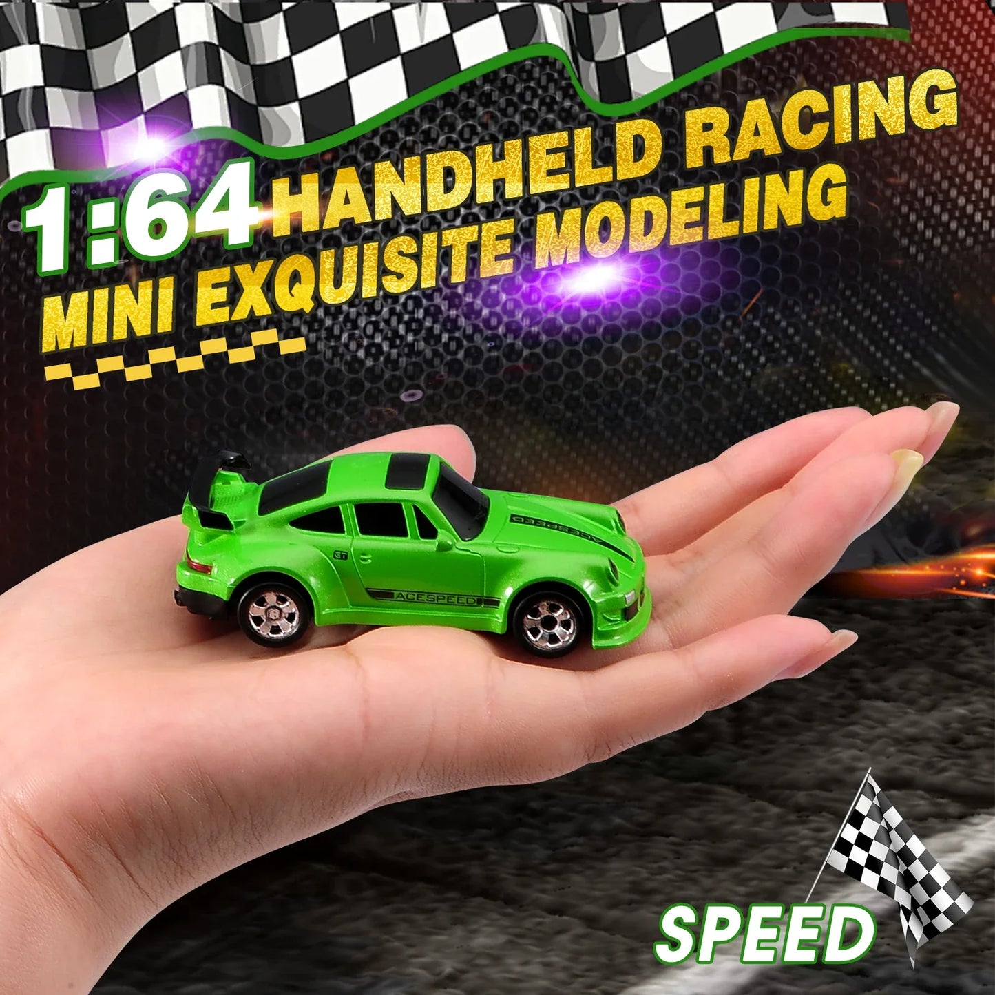 KF20 1:64 RC Drift Car — 2.4G High-Speed 4-Wheel Mini Remote Control Racing Toy for Kids