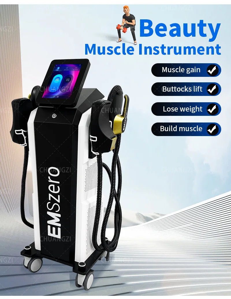 EMSzero 15Tesla 6500W NEO Muscle Sculpting Machine - Electromagnetic Fat Burning and Body Slimming Therapy