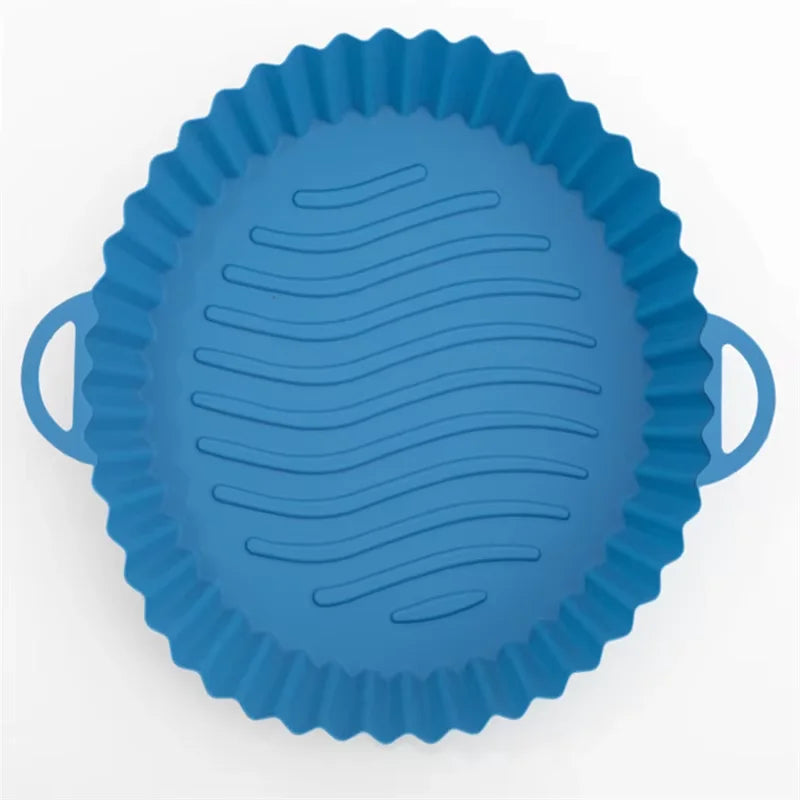 Reusable Silicone Air Fryer Liners Food Safe Non-Stick Pot for Air Fryer Basket Accessories