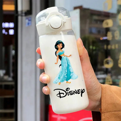 600/400ML Mermaid Princess Water Cup – Portable Transparent Plastic Sport Bottle for Kids
