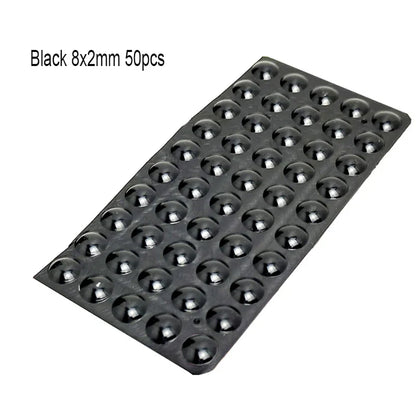 18–100PCS Self-Adhesive Silicone Door Stops – Cabinet Bumpers & Rubber Cushion Pads for Furniture Protection