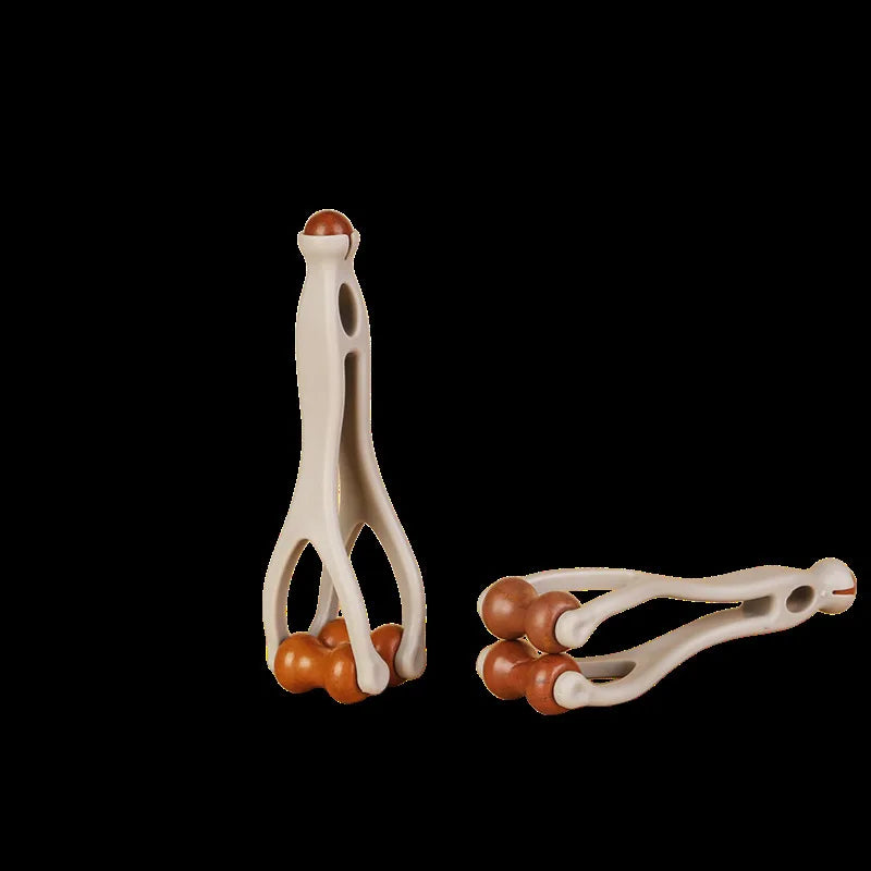 Multifunctional Wooden Finger Massager Roller – Portable Hand Stress Relief Tool for Carpal Tunnel, Pain & Fatigue Relief Massage Device
