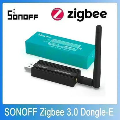 Sonoff Zigbee 3.0 USB Dongle Plus E – Wireless Zigbee Gateway with USB Interface, EFR32MG21, Alexa & Google Home Voice Control