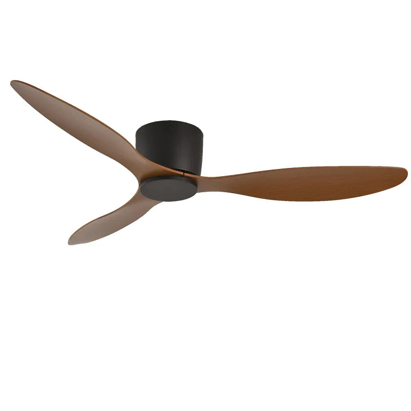 SOVE Modern Low Floor Ceiling Fan 30W - Remote Controlled, DC Motor, Simple Design Without Light, 220V