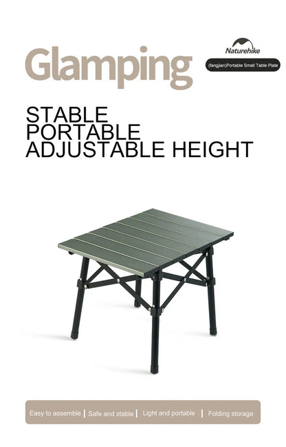 Naturehike Aluminum Folding Camping Table – Portable Outdoor Picnic & BBQ Table