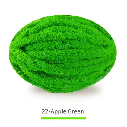 250g Extra Thick Ice Chenille Yarn Ball for Hand Knitting – Soft DIY Blanket, Cushion, Scarf & Pet Bed Yarn for Craft Projects