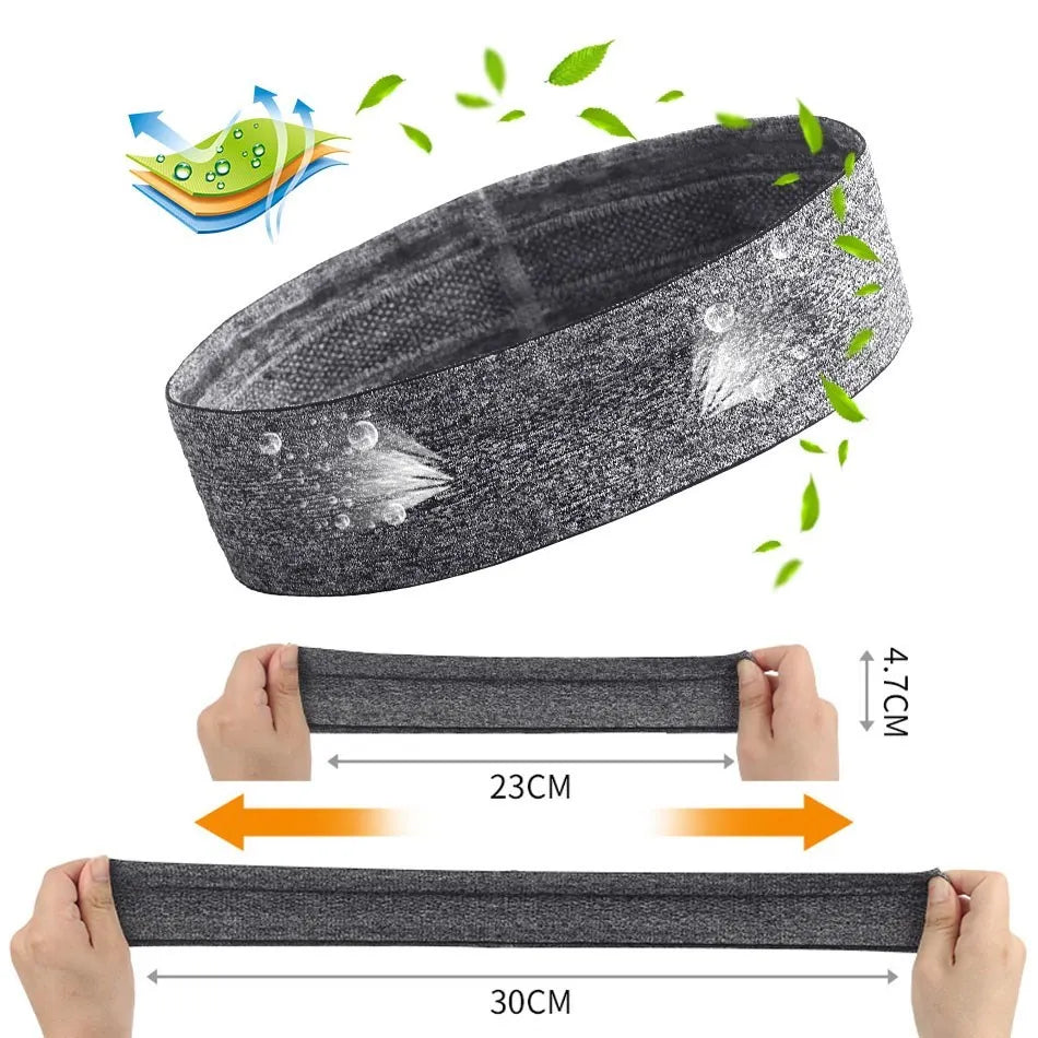 WorthWhile Sports Headband – Anti-Slip Breathable Sweatband for Men & Women, Gym, Yoga, Basketball, Volleyball & Fitness Training
