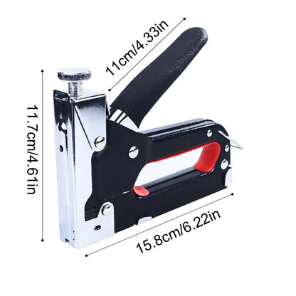 4-in-1 Nail & Staple Gun Kit — 4000 Staples, Multi-Purpose Tool for Wood, Fabric & DIY Home Repairs