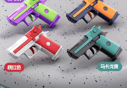 Mini Desert Eagle Water Gun – Mechanical Continuous Firing Small Pistol for Kids, Summer Beach & Pool Toy