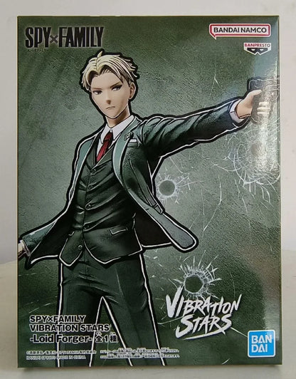 Original BANPRESTO Vibration Stars Loid & Yor Forger Figures – SPYxFAMILY Anime Model, Genuine Boxed Toy