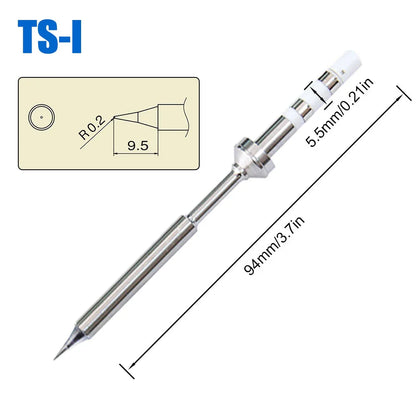 Pine64 TS100 TS101 Soldering Iron Tips – Replacement for Pinecil V2 & TS Series Models, B2 ILS BC2