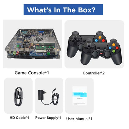 Super Console U7 500G HDD Retro Gaming System – 70,000+ Classic Games for Wii, PS2, PSP, GameCube & More, Plug and Play on TV