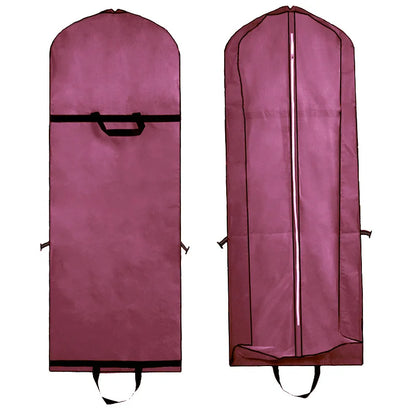 150cm Waterproof Dress Cover - Foldable Dustproof Garment Storage Bag for Dresses & Clothing Protection