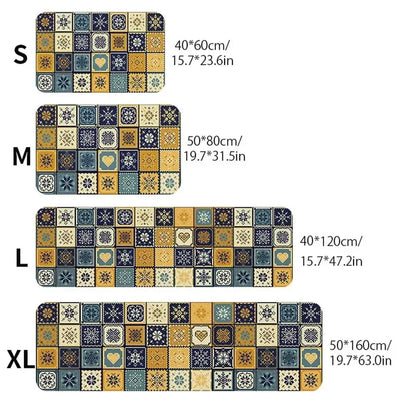 Non-Slip Kitchen & Living Room Floor Rug – Long Area Mat for Entrance, Home Decor